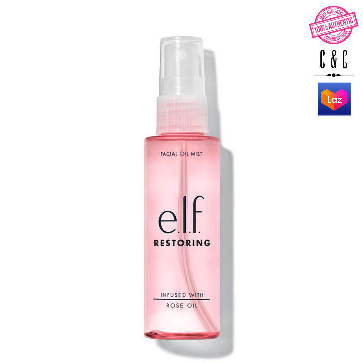 ELF Facial Oil Mist RESTORING 60ml Infused with Rose Oil Lazada PH
