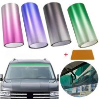 1 ม้วนกันน้ำ UV ป้องกันหน้าต่าง Visor Tint Strip สติกเกอร์รถอุปกรณ์เสริมภายนอกกระจกรถยนต์ฟิล์มพลังงานแสงอาทิตย์สติกเกอร์ติดฟิล์ม