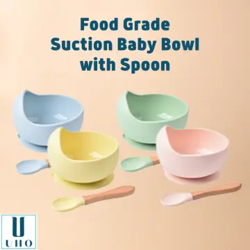 Blx Eco-Friendly Free BPA No Slip Food Grade Silicone Feeding Baby Bowls  with Suction - China Baby Silicone Bowl and Food Grade Silicone Bowl and  Spoon price