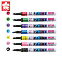 SAKURA (ซากุระ) ปากกาเพ้นท์ PAINT MARKER ปากกาน้ำมัน ปากกาเขียนยาง ปากกาเพ็นท์รองเท้า น้ำหมึกกันน้ำ หัวเล็ก ขนาด 1.0mm SAKURA (XPMK)