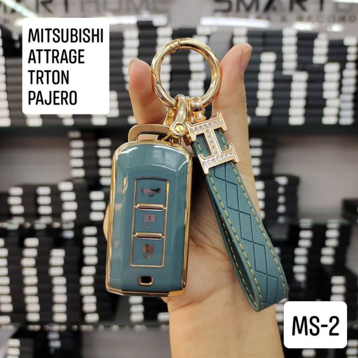 mitsubishi-xpander-gt-2022-pajero-triton-lancer-outlander-lancer-pajero-mirage-attrage-ปลอกกุญแจ-เคสกุญแจ-รถยนต์-tpu-พร้อมพวงกุญแจ-ราคาพิเศษ-ส่งจากไทย