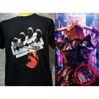 NOW []เสื้อวงนำเข้า Judas Priest British Steel Heavy Metal Lalisa MV Lisa Blackpink Wearing Kiss Iron Maiden Style Vint SIZE:S-5XL