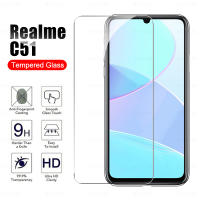 4-1ชิ้นกระจกนิรภัยฟิล์มสำหรับ Realme C51 C53 C55คลุมทั้งหมดปกป้องหน้าจอสำหรับด้านหน้า Realme C55 C51 C53ฟิล์มกันน้ำ