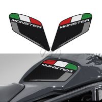 Motorcycle Tank Pad Protector Sticker Decal Gas Knee Grip Tank Traction Pad Side For Ducati Monster 797 821 1200 2017 2018 2019