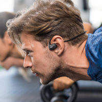 หูฟัง บลูทูธ ES63 (ฟังได้นาน8ช.ม.)  Bone Conduction Headphones, Tayogo Bone Conducting Headphones Open-Ear Headphones, 5.0 Bluetooth Headphones Wireless Sweatproof Sport Headset for Running, Walking, Fitness