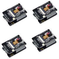 4-Pack ESP32-CAM WiFi Bluetooth Board ESP32-CAM-MB Micro-USB to Serial Port CH340G with OV2640 2MP Camera Module