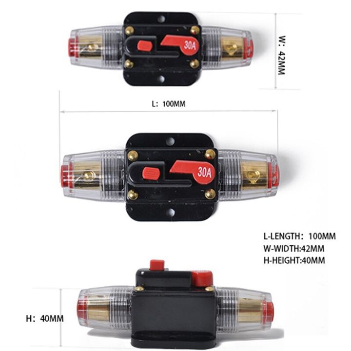 new-product-150-100-50-30-20-40-60-80a-12v-car-truck-audio-modification-stereo-amplifier-circuit-breaker-automatic-reset-fuse-holder-switch