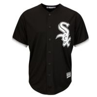 High quality olive clothing Mens Chicago White Sox Baseball Jersey Black White Grey