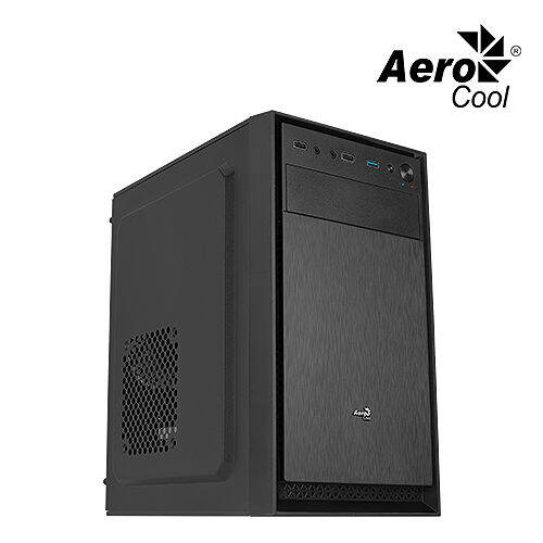 Aerocool CS-104-S-BK-V1 PC Case with VX 500 Power Supply - Mini Tower ...