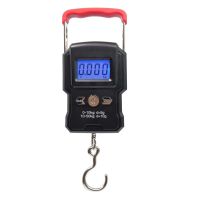 Electronic 50Kg Weighing Scale Hanging Luggage Digital Scale Fish Scale for Travel LCD Display Hook Kitchen Scale Balance