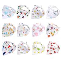 Baby Bib Feeding Saliva Drool Triangle Towel Scarf Absorbent and Soft Unisex Cute Cotton for Newborn Baby Accessories 0 12Months