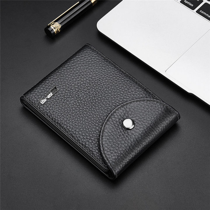Comma Card Holder : Unisex Small Leather Goods Black