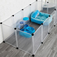 Supplies Plastic Transparent Dog Fence Isolation Board Dog Door Captive Baby Playpen Fence Cat Cage Breathable Puppy Box