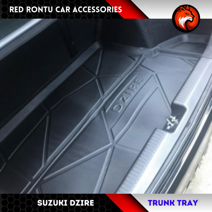 Suzuki Dzire 20142022 Cargo Trunk Tray Matting (Luggage Tray) Lazada PH