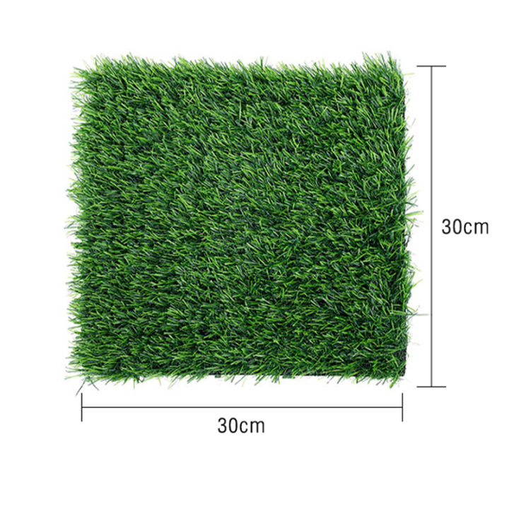 หญ้าเทียมปูพื้น-อุปกรณ์ตกแต่งสวน-แผ่นหญ้าเทียม-หญ้าปลอม-หญ้าแผ่น-สนามหญ้า-หญ้าปูพื้นสนาม-ขนาด30-30cm