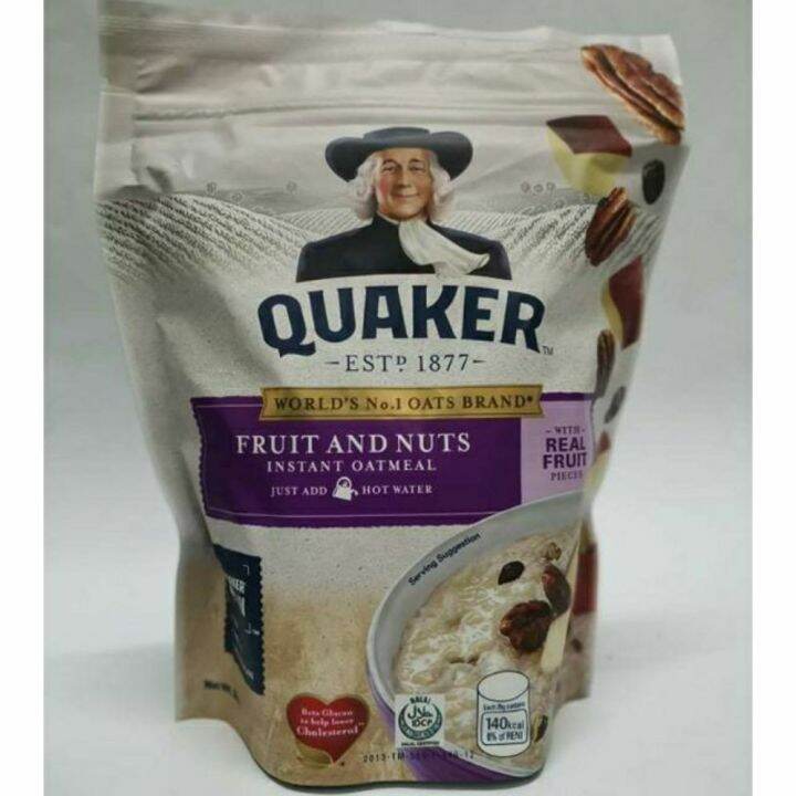 Quaker Fruit and Nuts Instant Oatmeal 350g Lazada PH