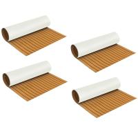 Marine Floor EVA Foam Boat Sheet Teak Decking Self-Adhesive Mat Light Brown