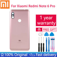 Kes Perumahan Asal untuk Xiaomi Redmi Nota 6 Pro Bateri Belakang Penggantian Bahagian Kes untuk Redmi Note6 Pro