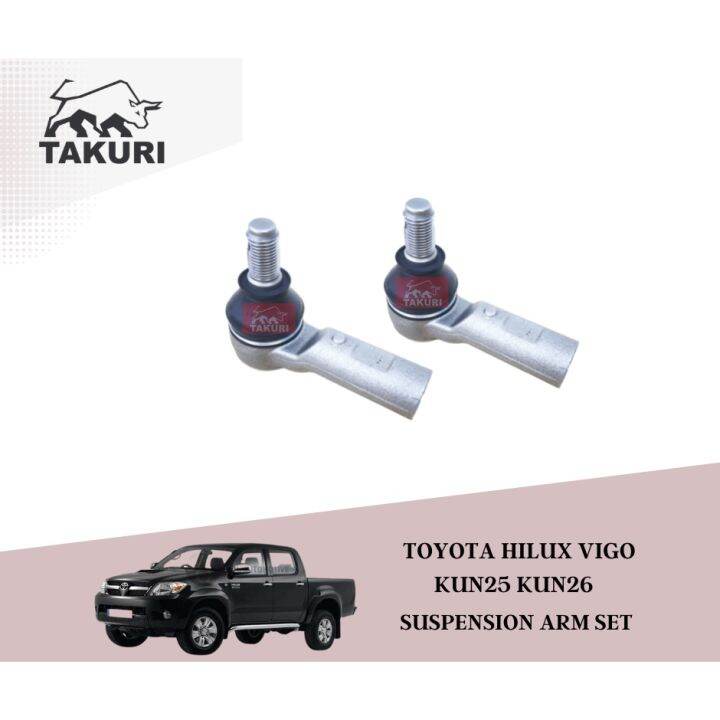 TOYOTA HILUX VIGO KUN25 KUN26 TIE ROD END SET ***TAKURI BRAND*** Lazada