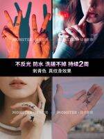 Tattoo monster herbal juice finger tattoo stickers waterproof female long-lasting semi-permanent flower butterfly small pattern ins style