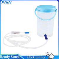 Fianmall 1200ml 1 Set of Reusable Enema Cleaner Convenient Enema Kit Enema Cleaning Supply for Home