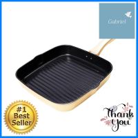 กระทะย่างเซรามิก 24 ซม. SEAGULL อีลีท IHCERAMIC-COATED GRILL PAN SEAGULL 24CM ELITE IH **คุณภาพดี**