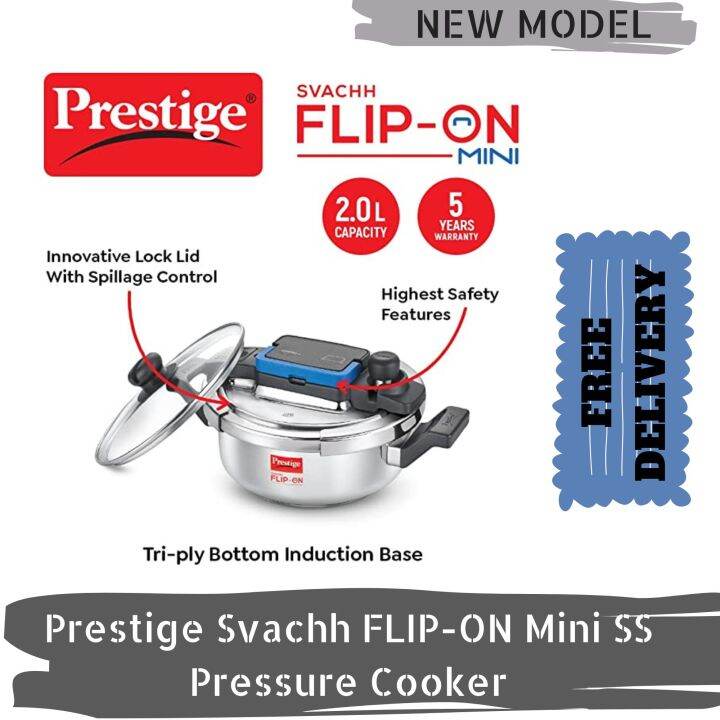 prestige svachh stainless steel pressure cooker