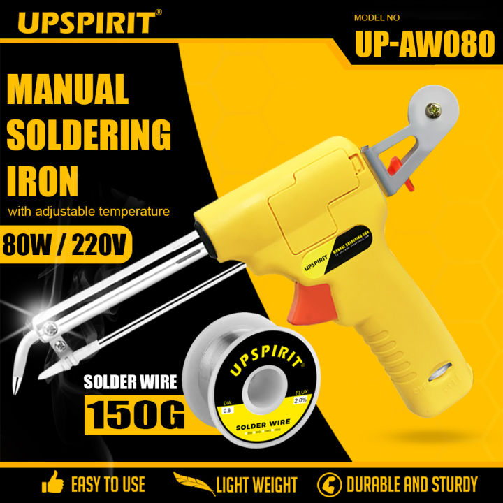 UPSPIRIT 60W/80W Electric Handheld Soldering Iron Gun Automatically