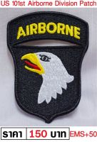 US 101st Airbornt Patch อาร์มพลร่มอเมริกา