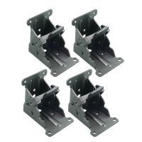 4pcs Collapsible Support Frame Self-Locking Folding Table Chair Leg Brackets Hinges for Home Bracket Hardware Tool 90 Degree