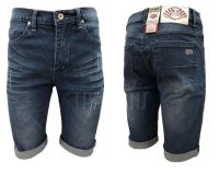 TPPJEANS TW Blue Mens Shorts กางเกงยีนส์ขาสั้นสามส่วน ผ้ายืด สีบลูฟอก เป้าซิป Size 28-36 รับชำระปลายทาง