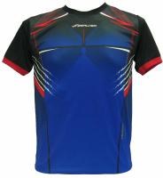 เสื้อฟุตบอลคอกลมพิมพ์ลาย ZEALVER ZEV-A5014 น้ำเงินดำ