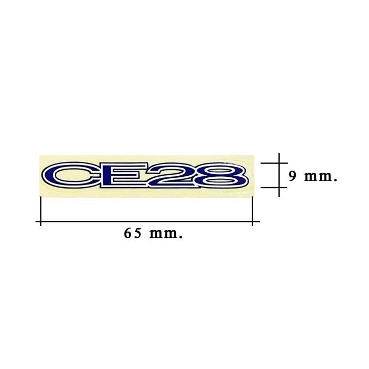สติกเกอร์ติดก้านแม็ก-volk-racing-ce28-1-ชุด-ติดได้-4-ล้อ-พื้นขาว-ตัวอักษรสีน้ำเงิน
