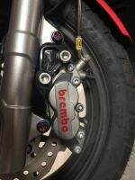 ขาปั้มเบรคเหลังแต่ง CNC For ADV150 สำหรับปั้ม Brembo 2 Pot