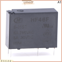 【 Umedf】??HF46F-จี-5 12 24 -HS1 -HS1T 7A,5A 4Pin 250VAC 30VDC DC5V รีเลย์12V 12V 24V HF46F-12-HS1