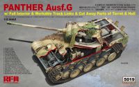 RFM5019ทุ่งข้าวไรย์1/35 Panther Ausf.g พร้อมโมเดลชิ้นส่วนภายในและตัดเต็มรูปแบบ