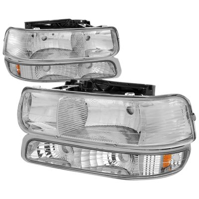 LED DRL Daytime Running Light Fog Lamp Driving Light Parking Lights HD Headlight for Chevrolet Silverado 99-02 GM2520173