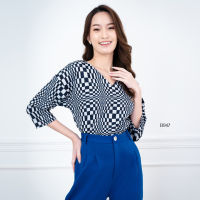 VERONIQA Blouse AM-B947 by AMILA ยืดแฟนซี แขนยาว IGPU22-9