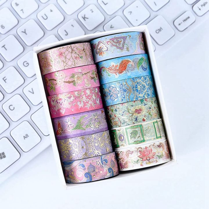 gold-foil-flower-washi-tape-set-floral-washi-tape-botanical-washi-tape-paper-for-journal-arts-and-diy-crafts