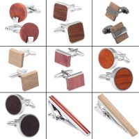 SAVOYSHI Wood Cufflinks for Mens High Quality Metal Animal Cuff Buttons Gift Cuff links Fashion Jewelry Clips Pins Tacks