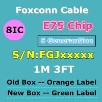 50pcs/lot Original Foxconn E75 Chip 8IC Cable USB Charger Cable 1M 3FT Mobile Phone Cables For i11 X XS Max 7 8 6S Plus With Box