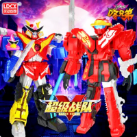 โมเดล อนิเมะ Avataro Sentai Donbrothers Don Onitaijin / DonZenkaiOh Dai Gattai 15cm Slightly Action Figure Super Sentai Robot Momotaro Robotaro GUNDAM