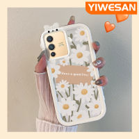 เคส Dienya สำหรับ VIVO V23 5G S12 5G V23i 5G เคสภาพสีน้ำมันที่สวยงามลายดอกไม้เลนส์หลายสีป้องกันเคสมือถือสาวน่ารักทนต่อการตกและรอยขีดข่วน