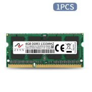 Notebook Memory ZVVN 4GB DDR3 1333 MHz PC3-10600 RAM for HP PAVILION G6