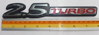 Logo 2.5 Turbo ของรถ isuzu D-max 19.5 cm