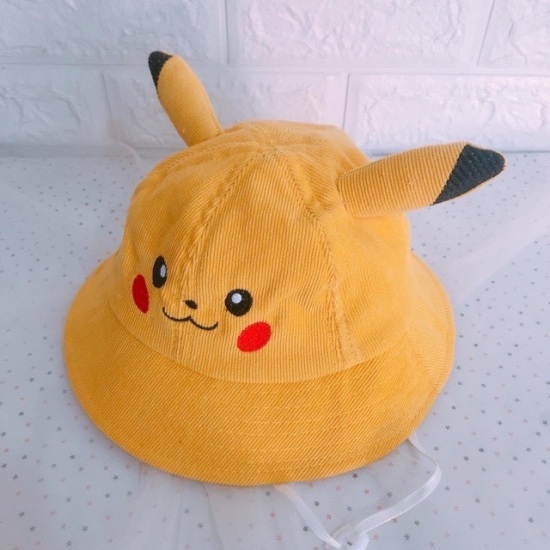 Nón vành pikachu cho bé 1t đến 5t - nón có tai pikachu cho bé trai bé gái - ảnh sản phẩm 3