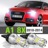 2X ไฟ LED สำหรับวิ่งกลางวันโคมไฟตกแต่ง DRL สำหรับรถ Audi A1 8X 2010 2011 2012 2013 2014