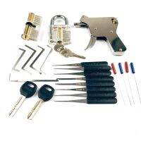 2022ใหม่โปร่งใสล็อค Pick Traning Kit Multiftional Locksmith ชุดเครื่องมือสำหรับครอบครัวและ Hoyists Pick