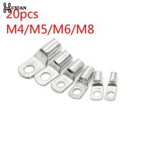 20pcs SC6-5/6 M4/M5/M6/M8 Bolt Hole Tinned Copper Cable lugs Battery Terminals Electrical Circuitry Parts Electrical Circuitry Parts