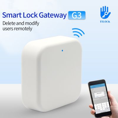 TTLOCK ประตูสมาร์ทเกตเวย์แบบมีสาย G3ล็อกปลดล็อกบลูทูธเพื่อตัวแปลงสัญญาณ Wi-Fi ล็อคอัจฉริยะการควบคุมด้วยเสียง Wifi ไร้สายสำหรับ Alexa